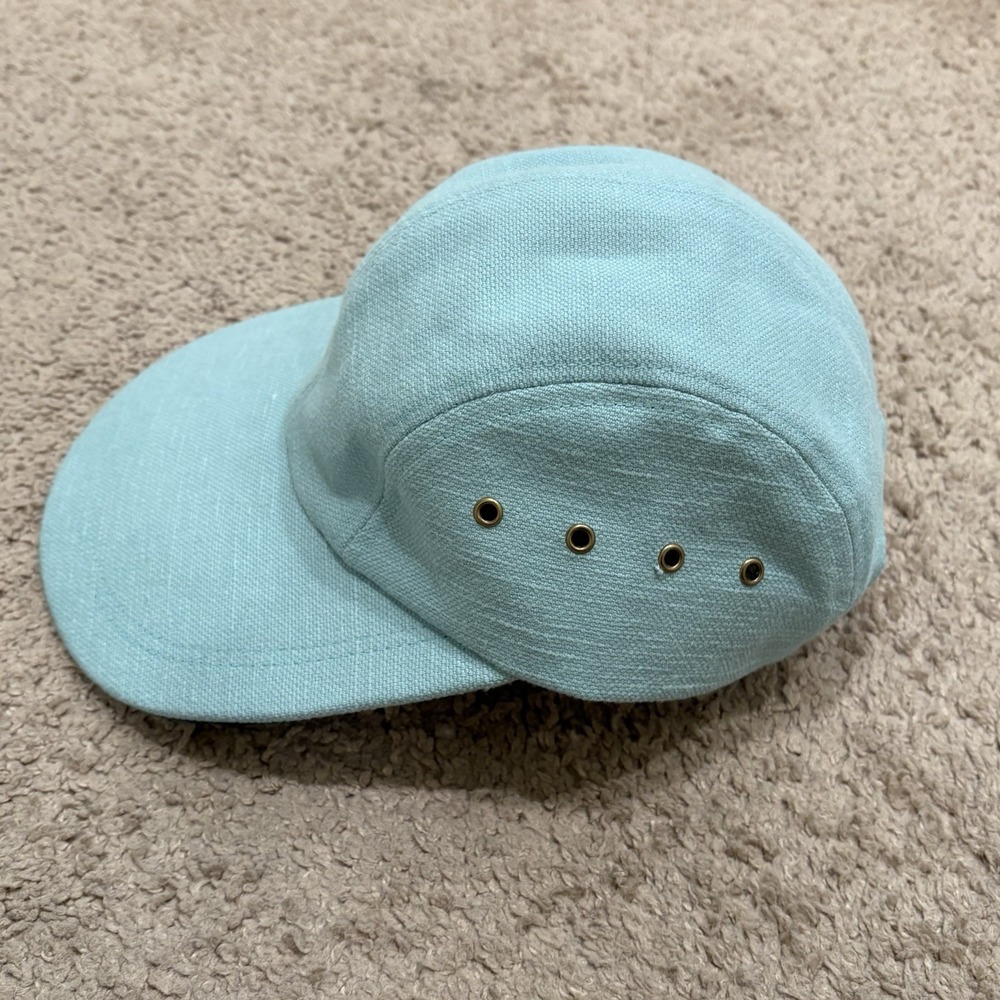 Vintage Swordfish By Quaker Marine Supply Hat Cap 4 Panel Long Bill Vented Adjus